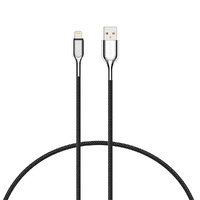 Cygnett Armoured Lightning to USB-A Cable (3M) - Black (CY2671PCCAL), Fast charge your iPhone (12W), MFi certified, Certified for 20,000 bend cycles