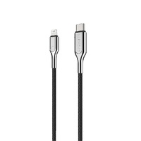 Closed Cygnett Lightning to USB-C Cable 10cm - Black (CY2797PCCCL), Fast charge your iPhone (30W), Certified for 20,000 bend cycles, MFi certified,