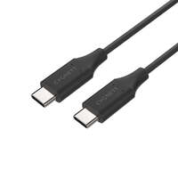 Cygnett Essentials USB-C to USB-C Cable (2M) - Black (CY3312PCUSA), Supports 3A/60W Fast Charging, 480Mbps Fast Data & File Transfer Speed