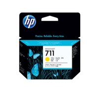 HP 711 3-PACK 29-ML YELLOW DESIGNJET INK CARTRIDGE - T120/T520/T125/T130/T525/T530