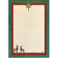 Xmas Paper Designa A4 Sheets Reindeer Pack 25