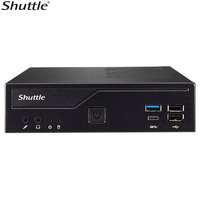 Shuttle DH610 Slim Mini PC 1L Barebone-Intel 12th Gen , 2xDDR4, 2.5' HDD/SSD bay, 2xLAN (1G & 2.5G), 2xRS232(RS422/485), HDMI, 2xDP, 120W, Vesa Mount