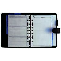 Organiser Debden Dayplanner 7 Ring Black DK2599