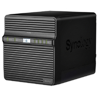 SYNOLOGY 4-BAY NAS (NO DISK) RTD1296 QUAD CORE, 1GB, GbE(1), USB(2), TWR, 2YR WTY