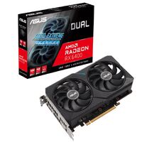 ASUS AMD Radeon DUAL-RX6400-4G RX 6400 4GB GDDR6, 2321 MHz Boost Clock/2039 MHz Game Clock PCI Express 4.0.  1x HDMI,1xDP 1.4a