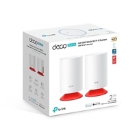 TP-Link Deco Voice X20(2-pack) AX1800 Mesh Wi-Fi 6 System with Alexa Built-In 1201 Mbps/574 Mbps, 370sqm, Beamforming, MU-MIMO, OFDM (WIFI6)