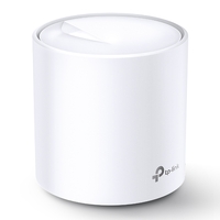 TP-Link Deco X60 (1-pack) AX3000 Whole Home Mesh Wi-Fi 6 System (WIFI6), Up to 260sqm Coverage, WPA3, TP-Link Homecare, OFDMA, MU-MIMO