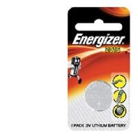 Battery Energizer Lithium 3V Watch ECR2016 Card of 1