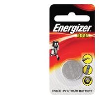 Battery Energizer Lithium CR2025 Card of 1