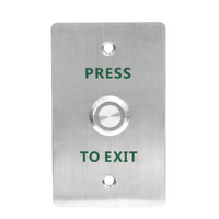 EXIT BUTTON PRESS BUTTON WITH BLUE LIGHT