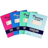 Exercise Book 225 x 175mm 8mm Ruled 48 Page Writer Premium EB6100 Pack 10 