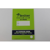 Exercise Book A4 18mm Dotted Thirds 48 Page Writer Premium EB6510 Pack 20