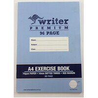 Exercise Book A4 14mm Dotted Thirds 96 Page Writer Premium EB6515 Pack 10