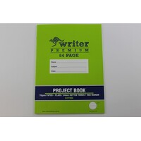 Project Book 330 x 245mm Plain/24mm Dotted Thirds 64 Page Writer Premium EB6521 Pack 20