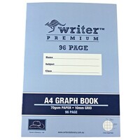 Graph Book A4 10mm 96 Page Writer Premium EB6524 Pack 10