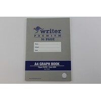 Graph Book A4 5mm 96 Page Writer Premium EB6526 Pack 10