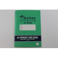 Grid Book A4 Primary 64 Page Writer Premium EB6528 Pack 20