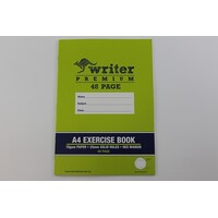 Exercise Book A4 25mm Ruled 48 Page Writer Premium EB6531 Pack 20