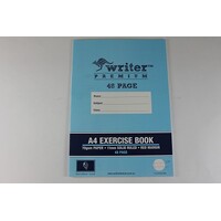 Exercise Book A4 11mm Ruled 48 Page Writer Premium EB6536 Pack 20 E114