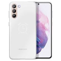 Samsung Galaxy S21+ 5G Smart LED Cover - White (EF-KG996CWEGWW)*AU STOCK*, Dual-layered, Sleek Design, LEDs Keep You Informed, Ramp Up The View