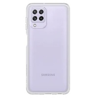Samsung Galaxy A22 Soft Clear Cover - Clear (EF-QA225TTEGWW), Sleek & Subtle, Battles against Bumps & Scratches, Durable & Flexible material