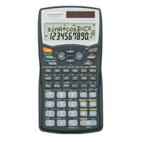Calculator Sharp EL506XLWH 12 Digit Scientific 2 Line Display