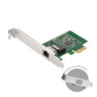 Edimax EN-9225TX-E 2.5 Gigabit Ethernet PCI Express Server Adapter, PCIE Gen 2 x 1, 16K Jumbo Frames, Supports IEEE 802.1Q/QOS/VLAN ID Tagging