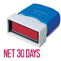 Stamp Shiny Hangsell Nett  30 Days Red EN151
