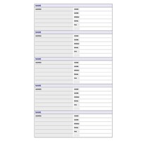 Diary Refill Dayplanner Executive Organiser A4 Telephone Address EX5002