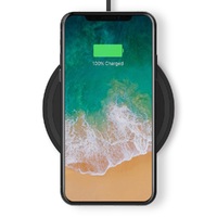 Belkin BOOST UP Wireless Charging Pad 7.5W - Black (F7U054auBLK-APL), Non-Slippery, Stainless steel base, Stylish Chrome finish