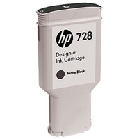 HP 728 300-ML MATTE BLACK DESIGNJET INK CARTRIDGE REPLACED BY 3WX30A