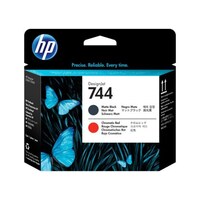 HP 744 MATTE BLACK AND CHROMATIC RED DESIGNJET PRINTHEAD - Z2600/Z5600