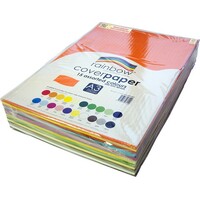 Cover Paper Rainbow A3 297 x 420mm 125gsm Assorted FCPA350015AS Ream 500