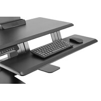 E-Lift Electric Dual Monitor Sit Stand Desk Converter