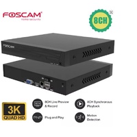 Foscam 8CH NVR for Foscam 5MP IP Security Camera P2P H.264 24/7 Network Video Recorder Surveillance System
