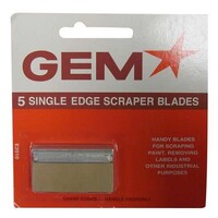 Scraper Blade Gem / Diplomat Single Edge G20 Pack of 5