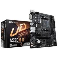 GIGABYTE A520M MOTHERBOARD, DDR4(2), SATA(4), M.2(1),  uATX, 3YR