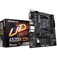 GIGABYTE A520M MOTHERBOARD, DDR4(2), SATA(4), M.2(1), mATX, 3YR