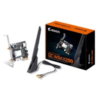 GIGABYTE AX2400 PCIe WIRELESS ADAPTER, DUAL BAND, BLUETOOTH 5.0, EXT ANT, 1YR WTY