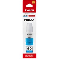 GI60C CYAN 70ML INK BOTTLE FOR PIXMA ENDURANCE G6060 G6065 G7060 G7065