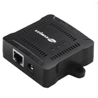 Edimax GP-101ST Pro IEEE 802.3at Gigabit PoE+ Splitter with Adjustable 5V DC, 9V DC, 12V DC Output, PoE Short Circuit Protection, Plug and Play