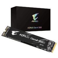GIGABYTE AORUS 2TB GEN4 NVMe SSD, M.2 PCIe4, UP TO READ 5000MB/s, WRITE 4400MB/s, 5YR WTY