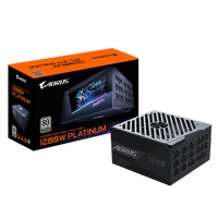 GIGABYTE 1200W POWER SUPPLY, MODULAR CABLE, 80 PLUS PLATINUM, LCD SCREEN, 10YR WTY