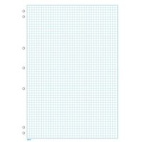 Graph Pad A4 5mm Impact 7 Hole Punched 25 Sheets GP850