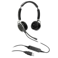 HIGH END USB HEADSET WITH BUSY LIGHT AND NOISE CANCELLING