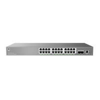 ENTERPRISE LAYER 2 MANAGED POE NETWORK SWITCH 24 X GIGE  2 X SFP 250 WATT POE
