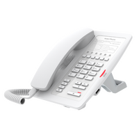 Fanvil H3 Hotel IP Phone - No Display, 1 Line, 6 x Programmable Buttons, Dual 10/100 NIC  - White