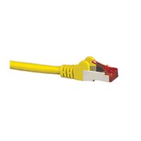 Hypertec CAT6A Shielded Cable 1.5m Yellow Color 10GbE RJ45 Ethernet Network LAN S/FTP Copper Cord 26AWG LSZH Jacket