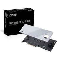 ASUS HYPER M.2 X16 GEN 4 CARD Supports 4xPCIE3.0 4xM2, Transfer Rate 256Gbps
