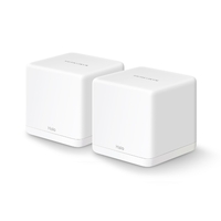 Mercusys Halo H30G(2-pack) AC1300 Whole Home Mesh Wi-Fi System, 1.3 Gbps Dual Band Wi-Fi, Up to 260 Square Meters, 400/867 Mbps, MU-MIMO, Beamforming